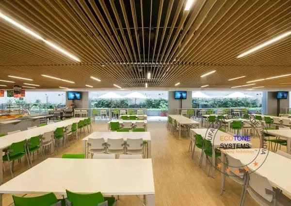 wooden Acoustic Hanging Baffles manufacturer in India wooden Acoustic Hanging Baffles manufacturer in India
