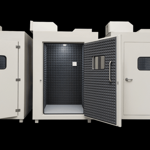 Noise test chamber-Anechoic Chamber00 Noise Test Chamber for mobile testing, Anechoic chamber manufacturer in India. NVH Test Chamber