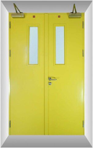 Steel-Acoustic-Fire-Door-04 Steel Fire Doors by Somnandi industries manufacturer in India