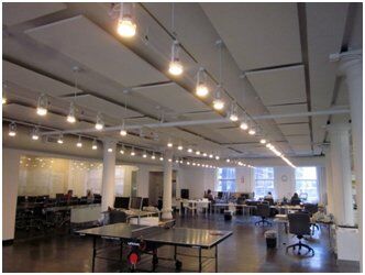 Acoustic hanging clouds | Ceiling noise control